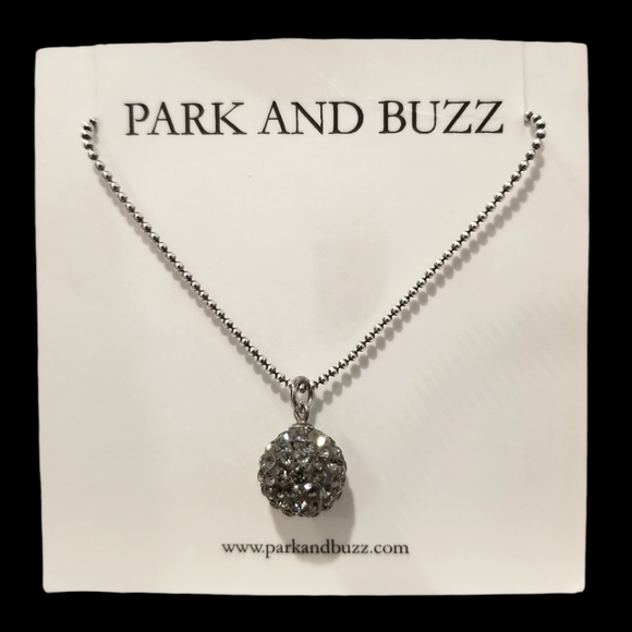Park and Buzz Radiance Necklace, Charcoal, 10mm - Picture 2 of 4